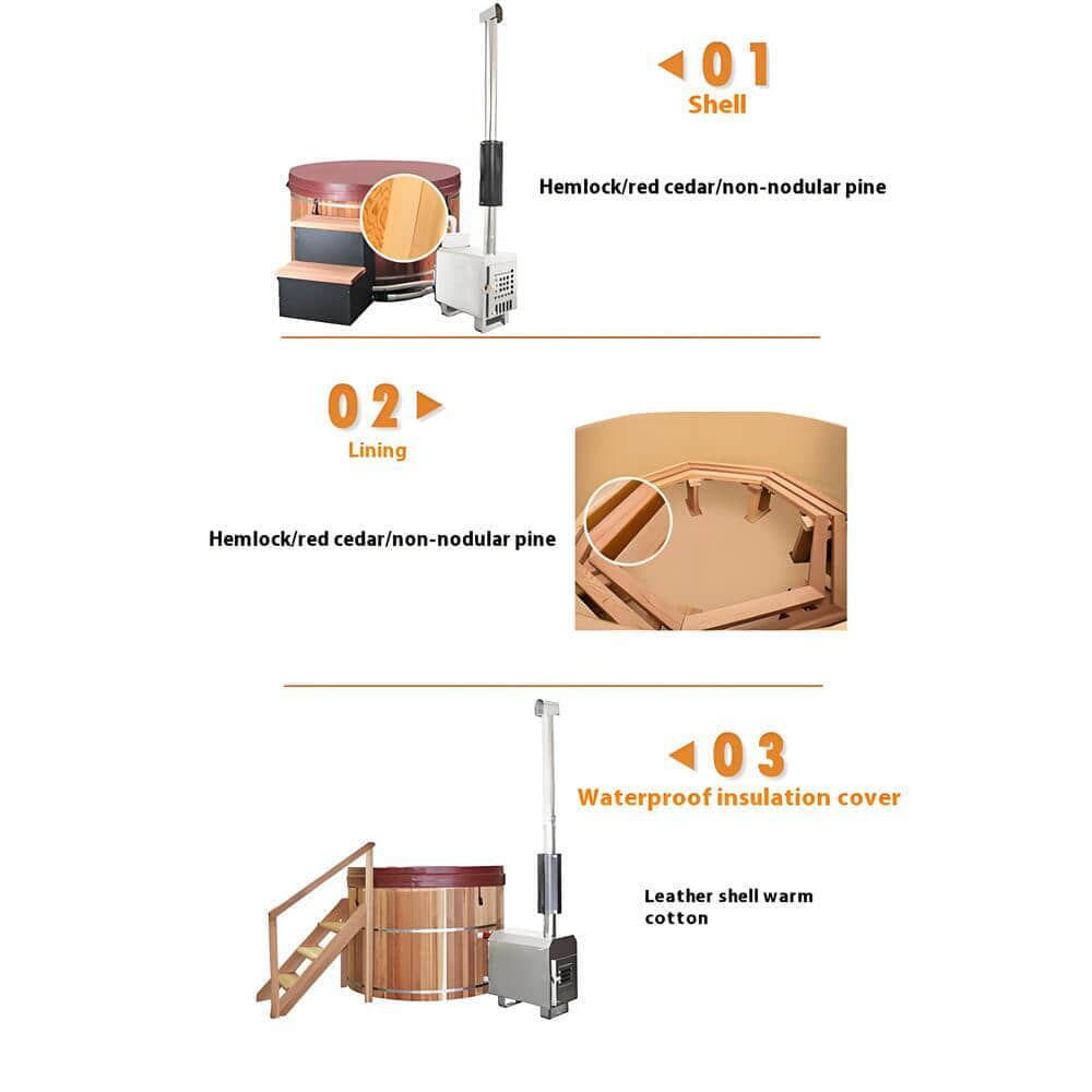 Серия наружных ванн-бочек WO