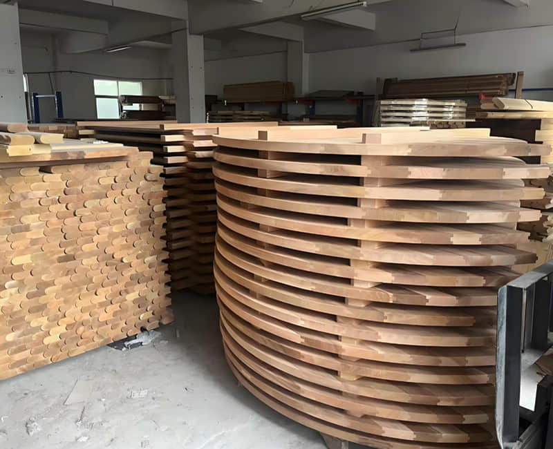 Витрина деревообрабатывающего цеха