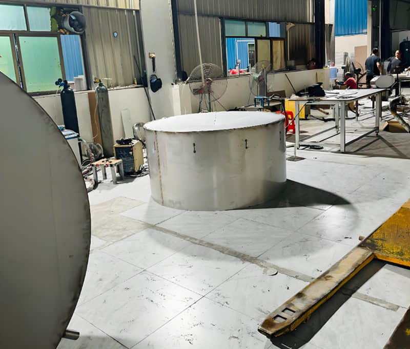 Сварная ванна из нержавеющей стали