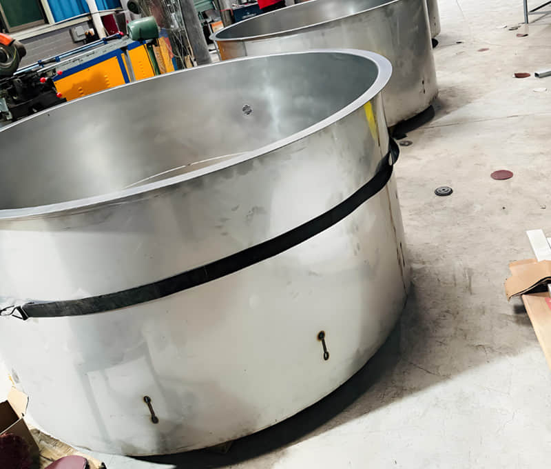 Сварная ванна из нержавеющей стали