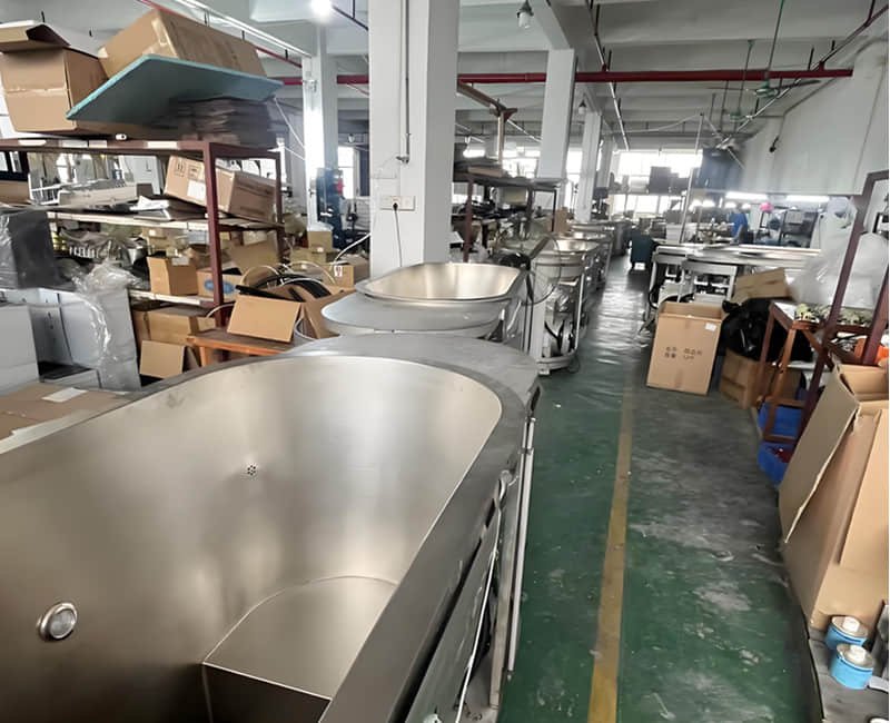 Витрина для хранения полуфабрикатов для ванн.