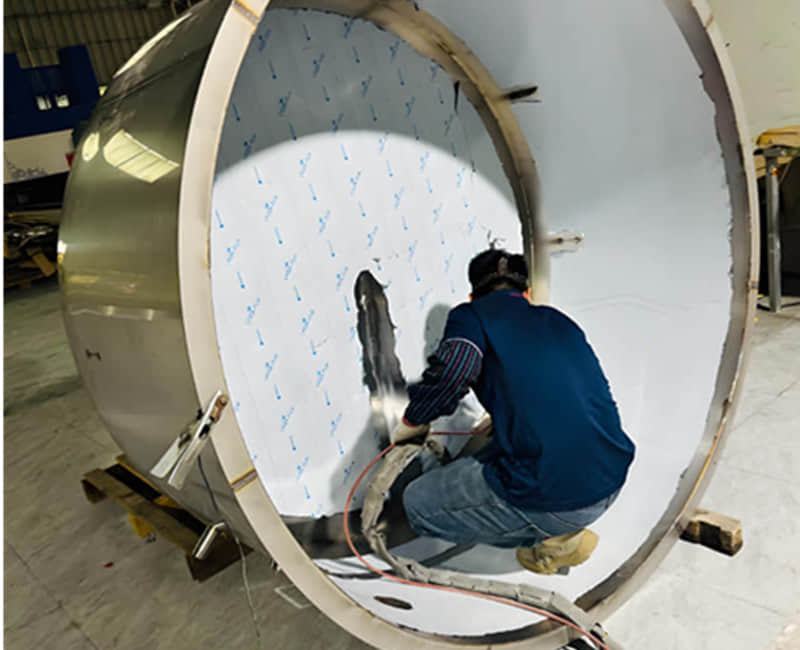 Сварная ванна из нержавеющей стали