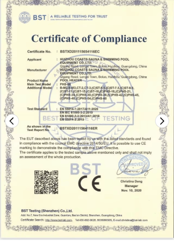 Высокоэффективное оборудование для обогрева плавательного бассейна Надземный обогреватель бассейна