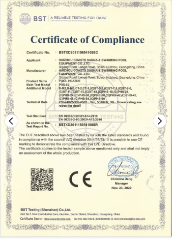 23-летний завод выпускает Электрический обогреватель для бассейна мощностью 5,5 кВт для оборудования