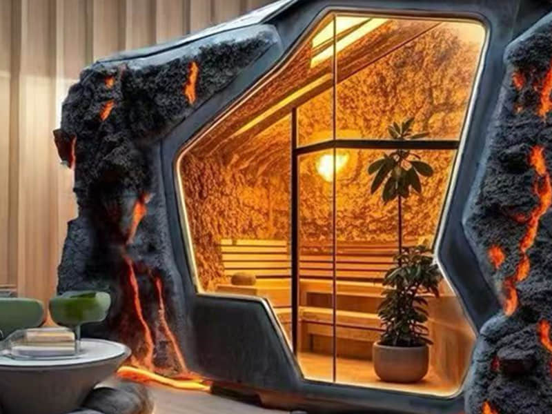 Искры вдохновения: Иммерсивная лавовая сауна — путешествие в сердце вулкана