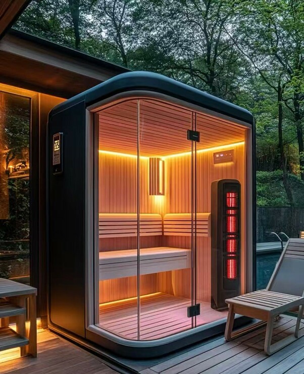 Private garden sauna